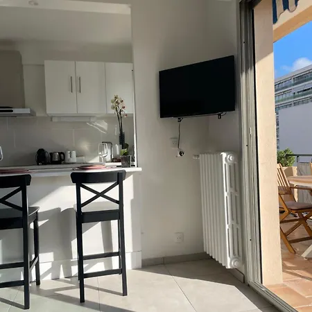 10 Min Palais Sunny Terrace Wi-fi Ac Apartamento Cannes