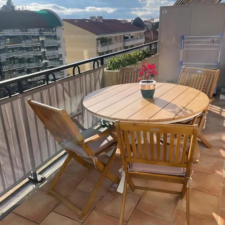 Apartmán 10 Min Palais Sunny Terrace Wi-fi Ac